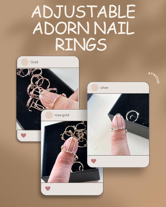 Adjustable Smart Nail Rings - Aynour.com