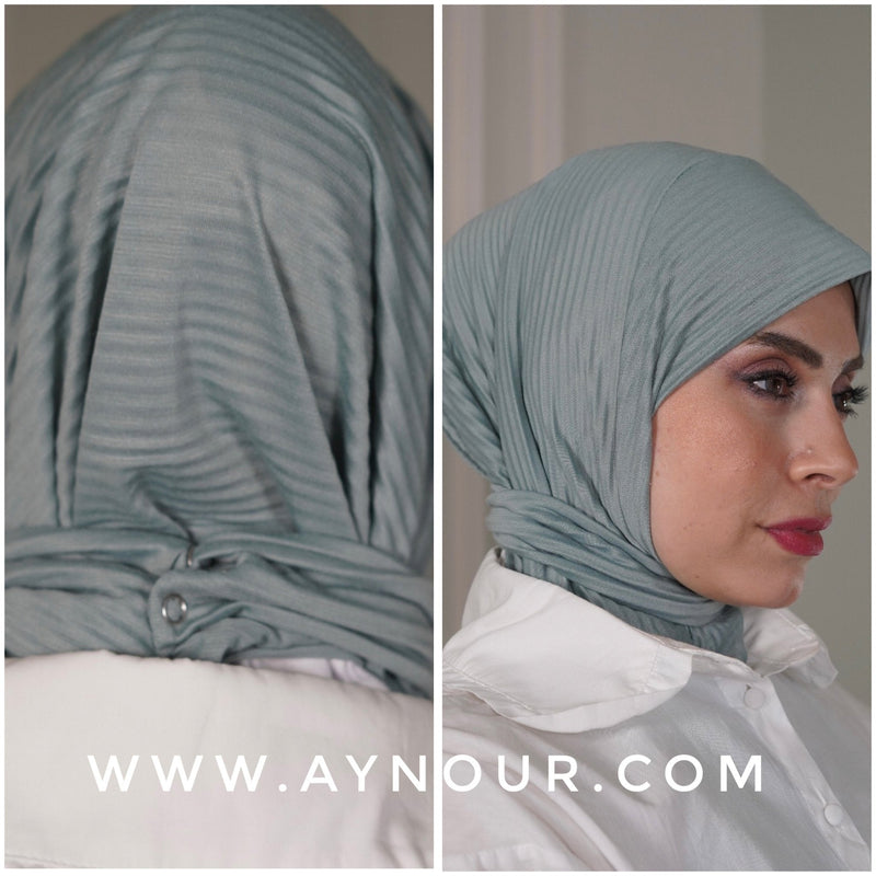 Best Cotton Daily Color Breathable Instant Hijab - Aynour.com