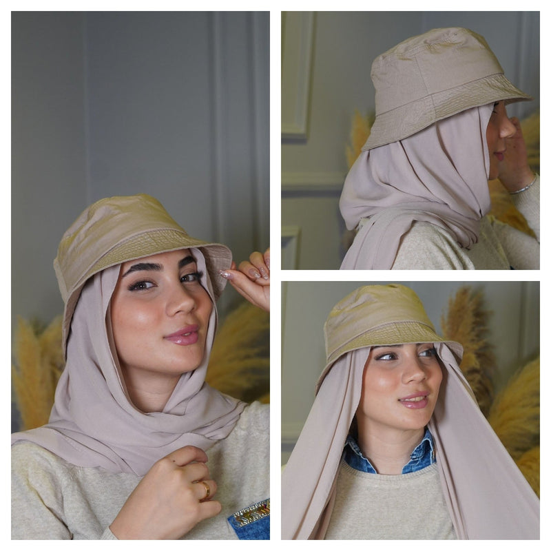 Brinette Hat Instant Hijab - Aynour.com