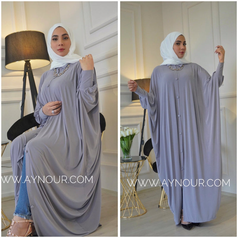 Butterfly soft Abaya standard size 2022 - Aynour.com