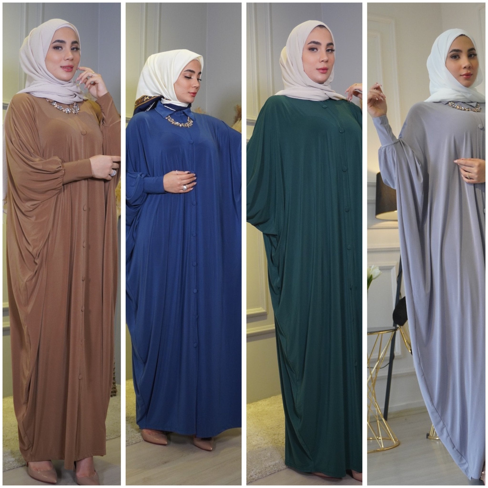 Butterfly soft Abaya standard size 2022 – Aynour.com