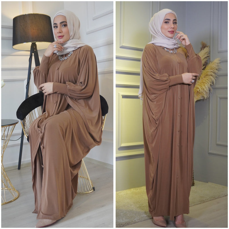 Butterfly soft Abaya standard size 2022 - Aynour.com