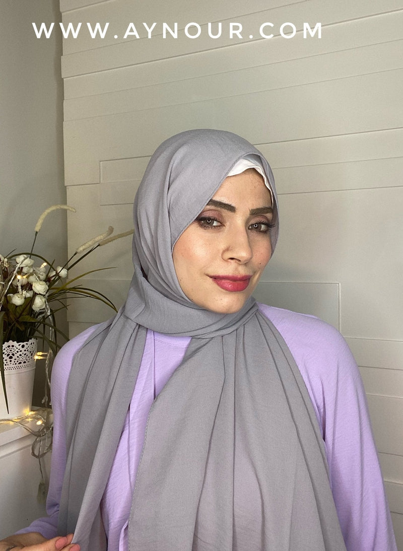 CLASSY Non Transparent Luxurious Fabric Instant Hijab - Aynour.com