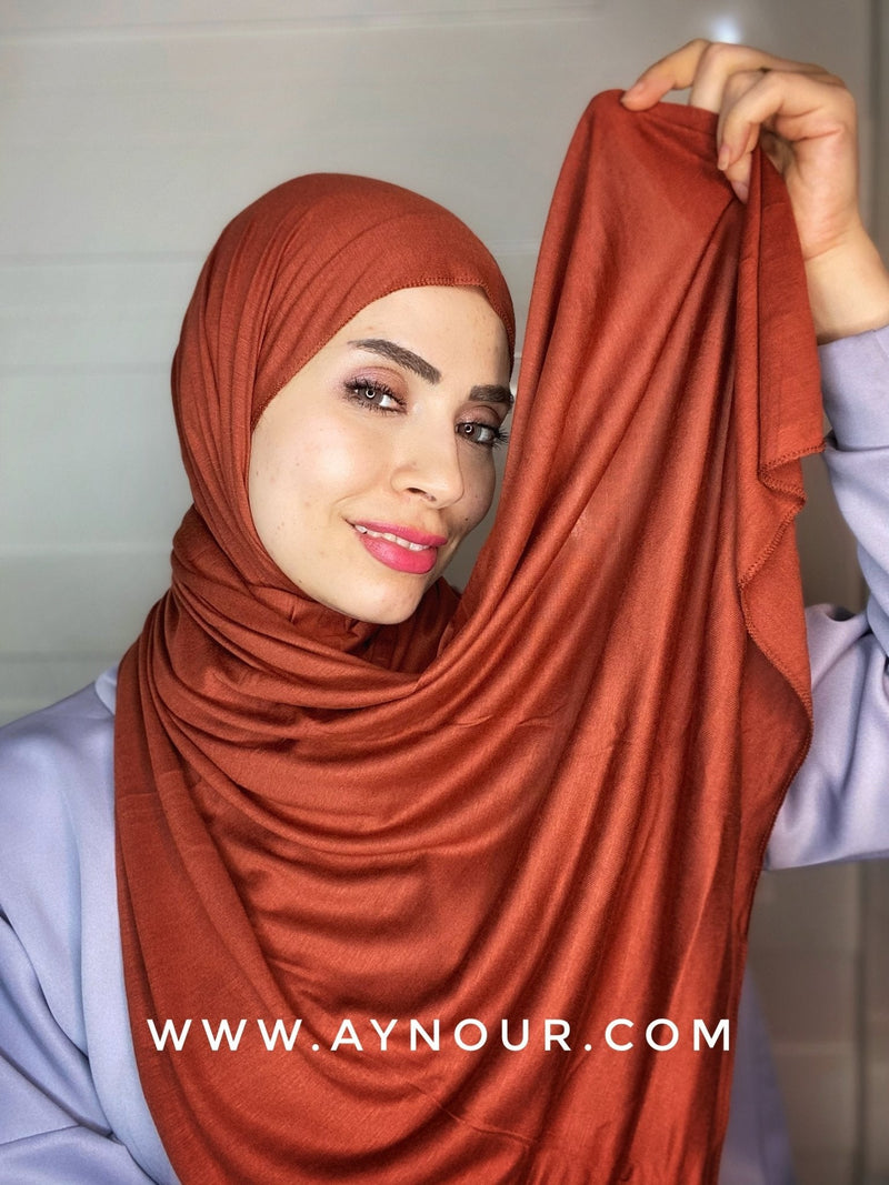 COTTON Normal Basic Scarf Instant Hijab - Aynour.com