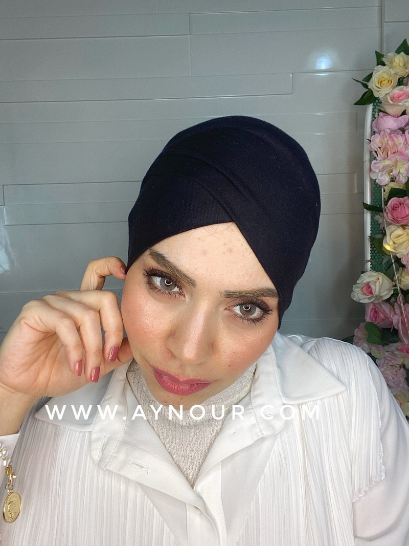 Cross Under scarf tube Hijab - Aynour.com