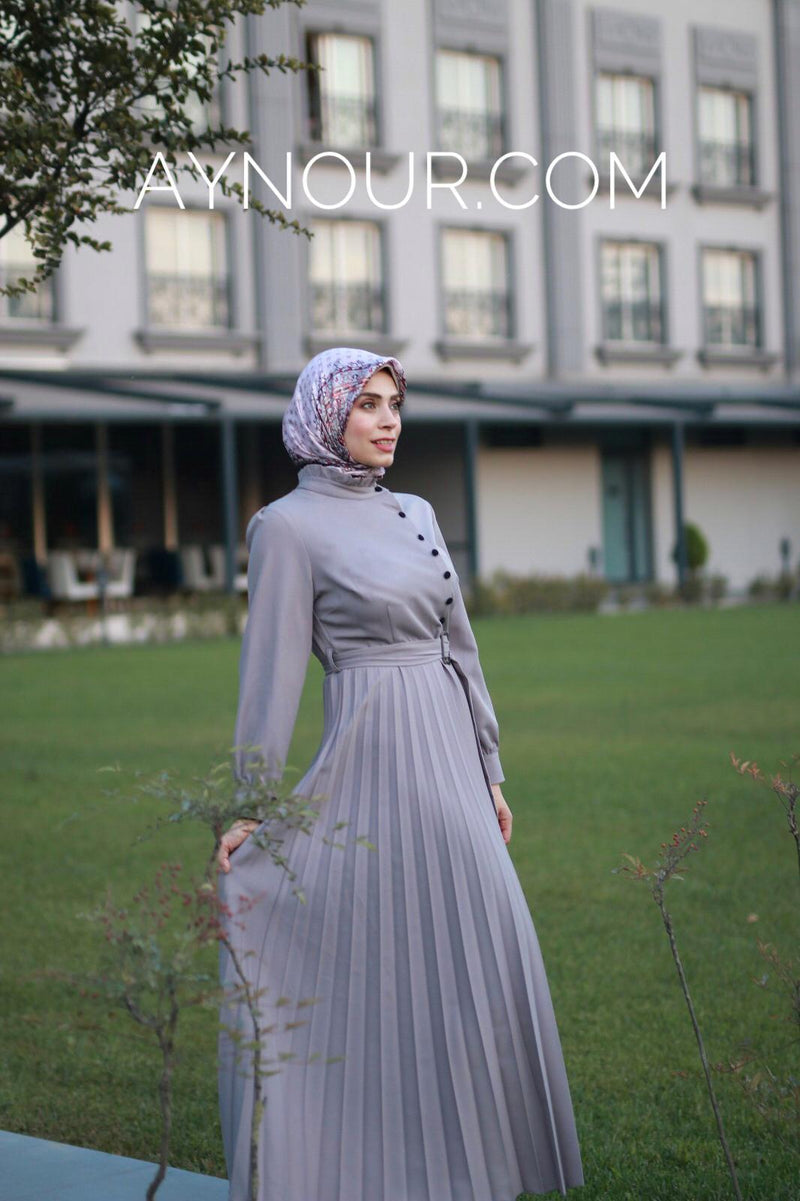 GRAY GLORY Modest Dress 2020 - Aynour.com