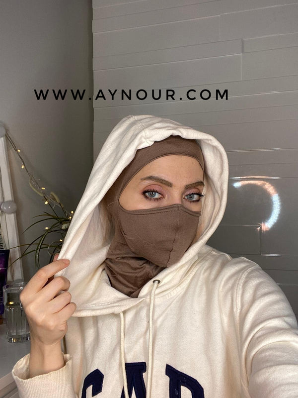 MASK Hijab Cab COTTON Best Instant Hijab - Aynour.com
