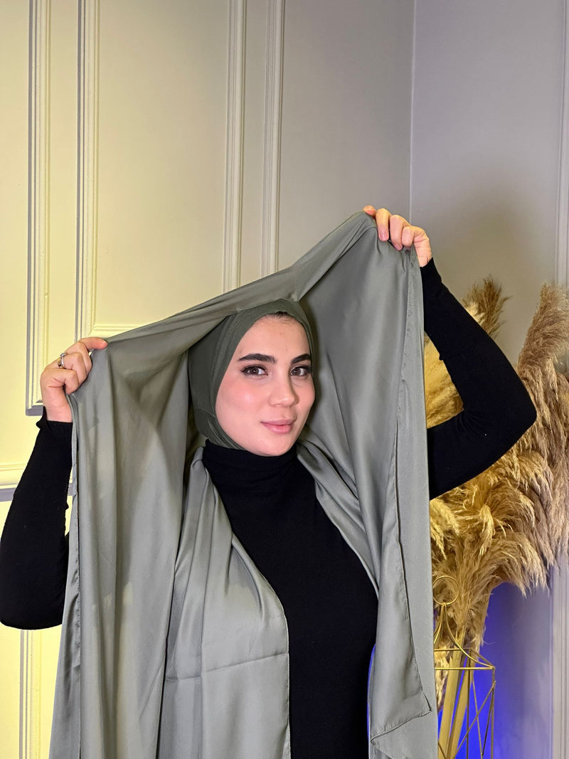 Sheyla Silk New Color Instant Hijab 2023 - Aynour.com