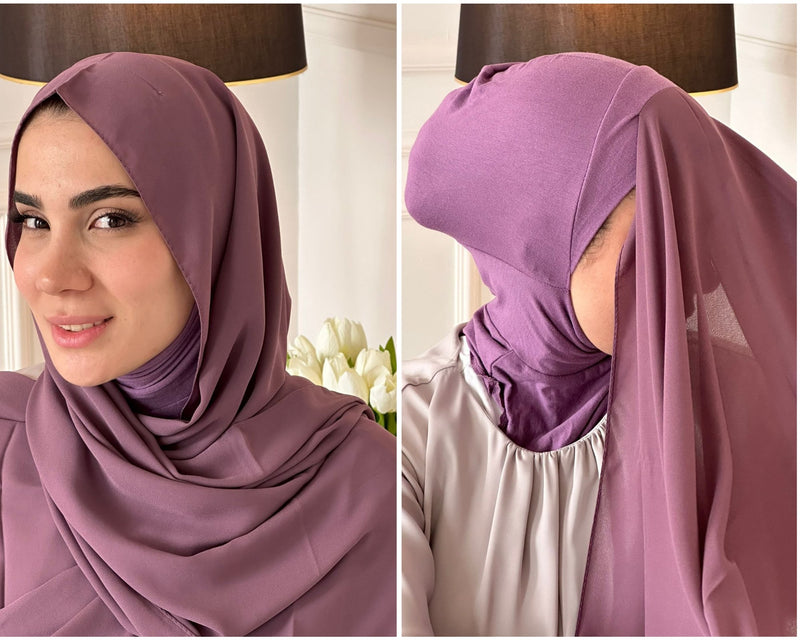 Sheyla Spring colors cotton Instant Hijab - Aynour.com