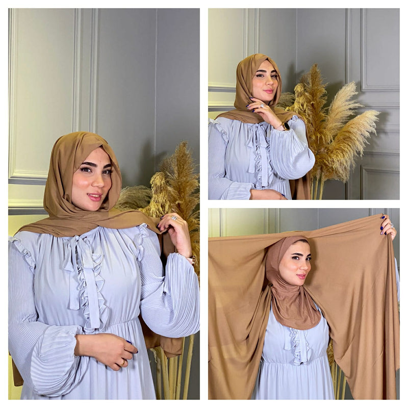 Sheyla Spring colors cotton Instant Hijab - Aynour.com