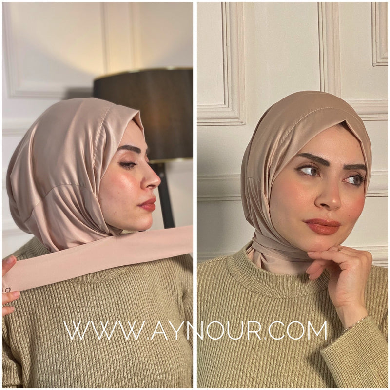 Silk luxurious Color Best Instant Hijab 2022 - Aynour.com