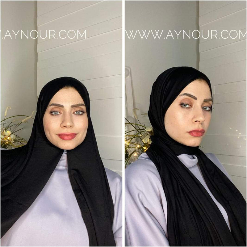 SMART Cotton No pin scarf Instant Hijab - Aynour.com