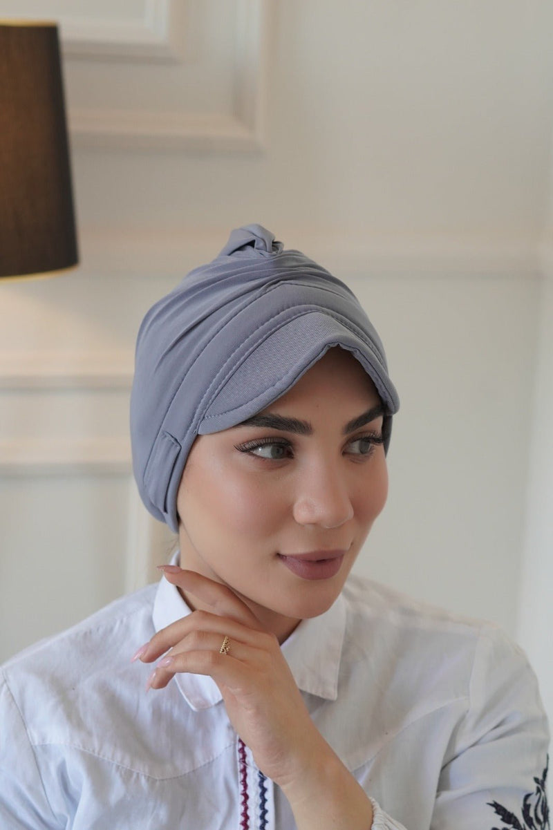 Sport turban soft colors instant Hijab - Aynour.com