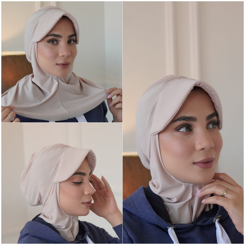 Sweet cap hijab hat on instant Hijab 2022 - Aynour.com