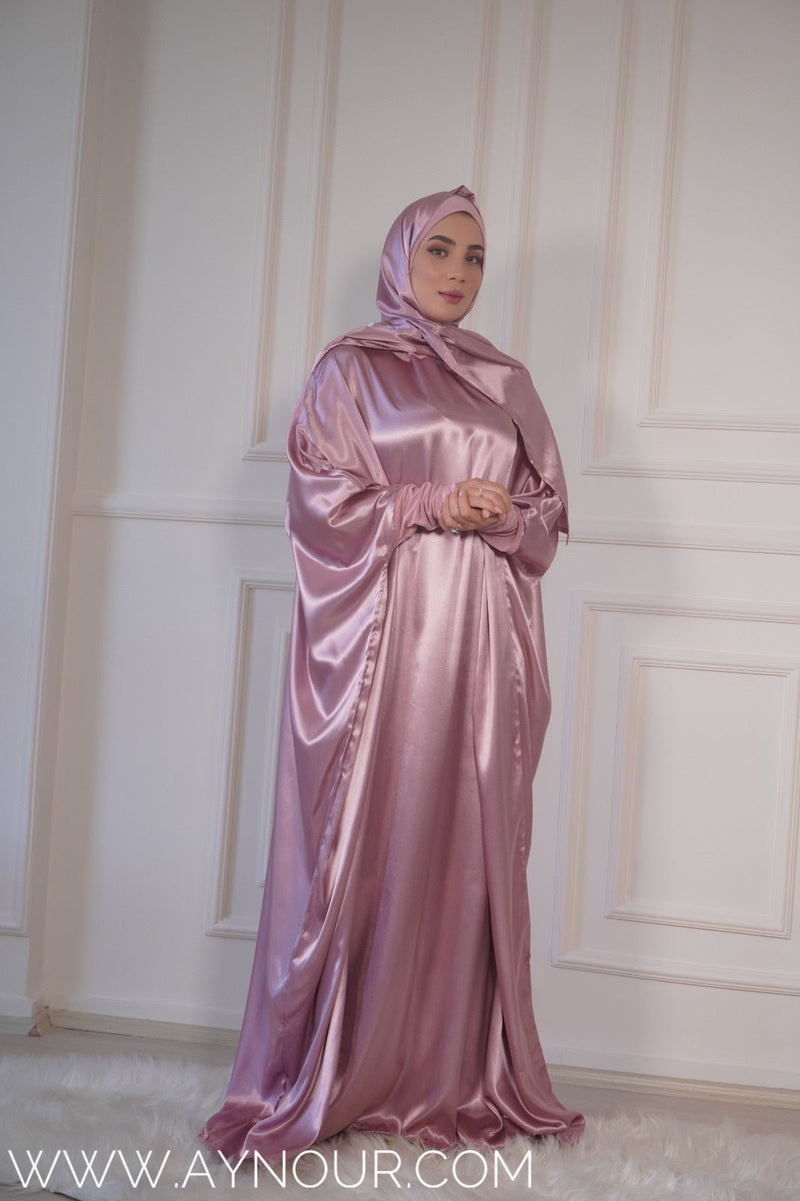 TAWBA luxurious silk NEW COLOR Prayer dress - Aynour.com